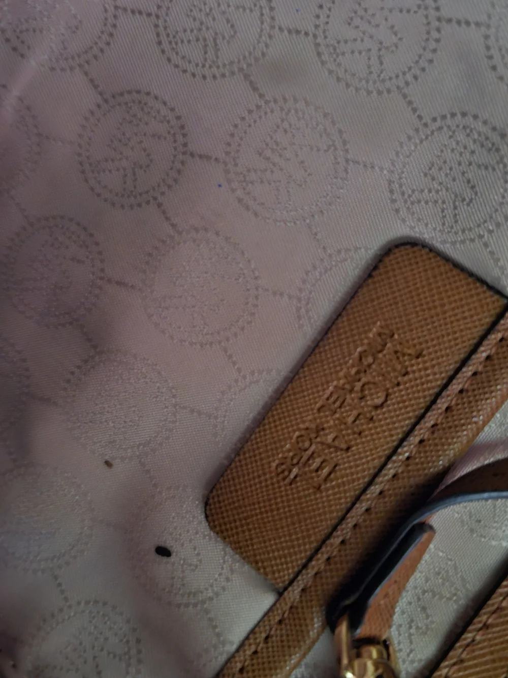Michael Kors Kempton Brown and Tan Tote Bag